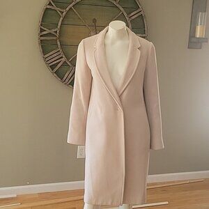 Babaton Single Breasted Wool Blend Coat